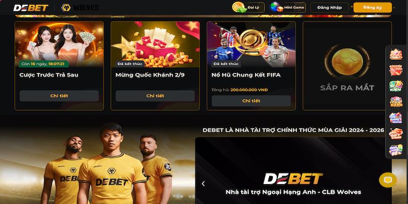 Ưu điểm vượt trội của nền tảng - DEBET