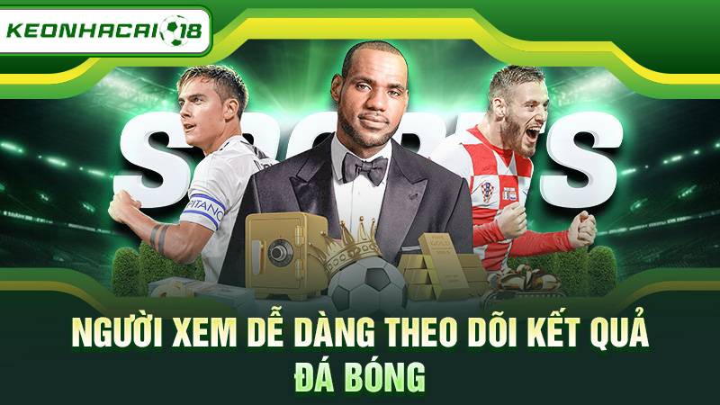 Người xem dễ dàng theo dõi kqbd